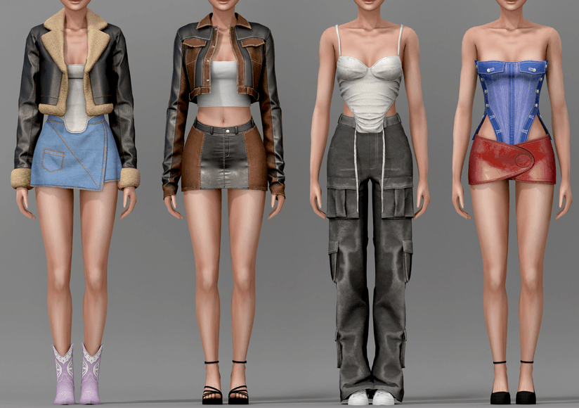 Скриншот мода Коллекция одежды Off duty model